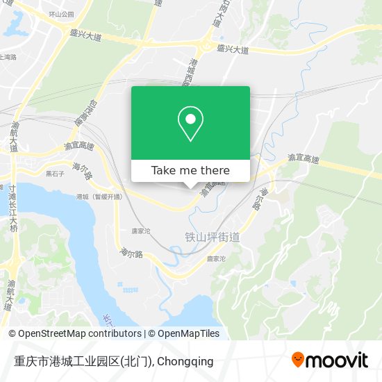 重庆市港城工业园区(北门) map