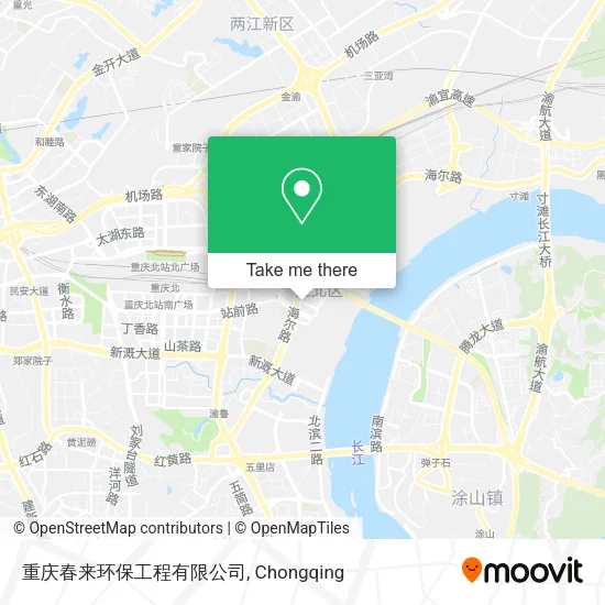 重庆春来环保工程有限公司 map