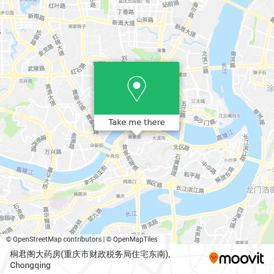 桐君阁大药房(重庆市财政税务局住宅东南) map