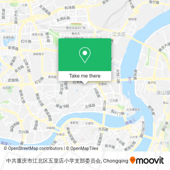 中共重庆市江北区五里店小学支部委员会 map