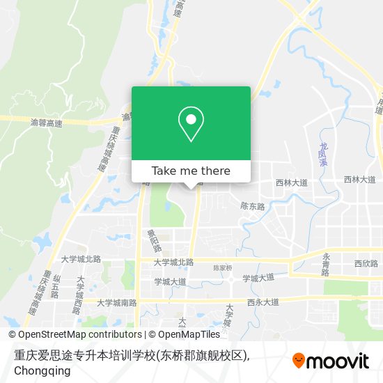 重庆爱思途专升本培训学校(东桥郡旗舰校区) map
