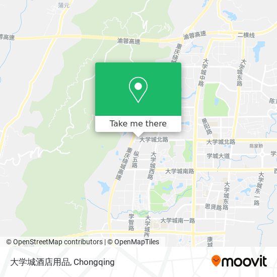 大学城酒店用品 map