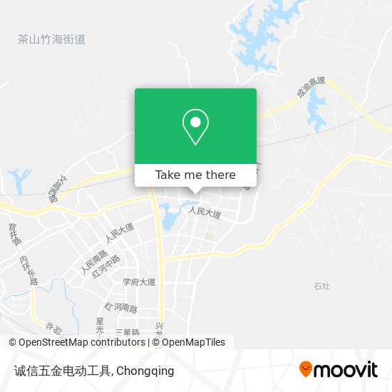 诚信五金电动工具 map