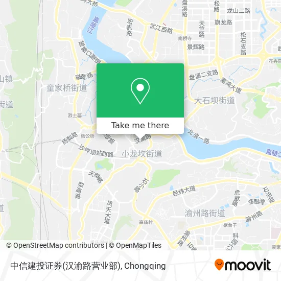 中信建投证券(汉渝路营业部) map