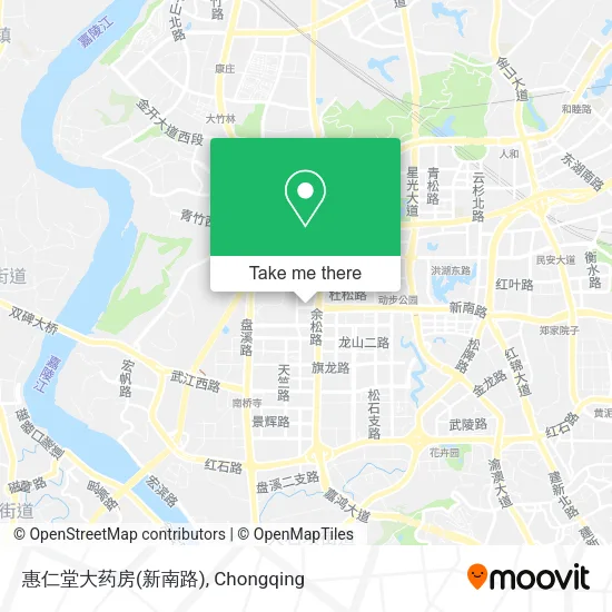 惠仁堂大药房(新南路) map