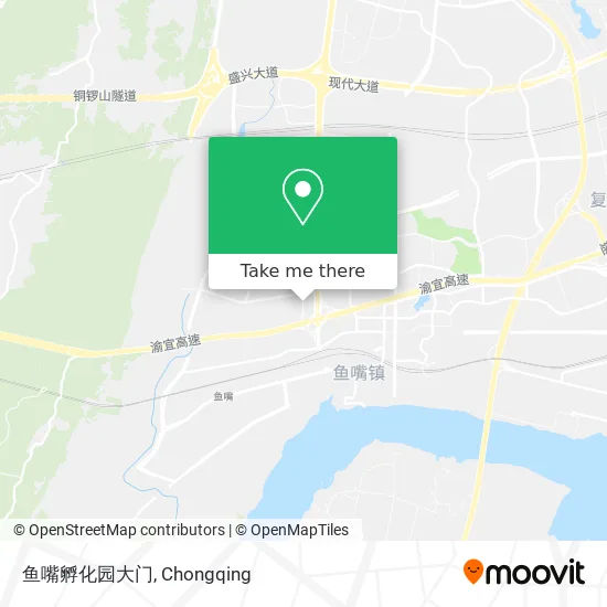 鱼嘴孵化园大门 map