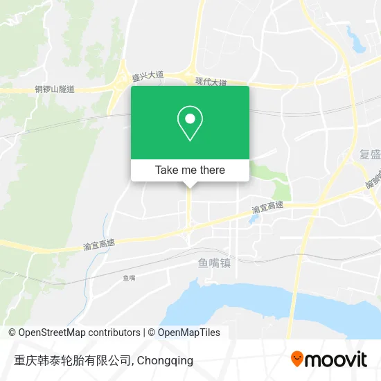 重庆韩泰轮胎有限公司 map