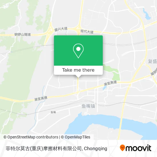 菲特尔莫古(重庆)摩擦材料有限公司 map