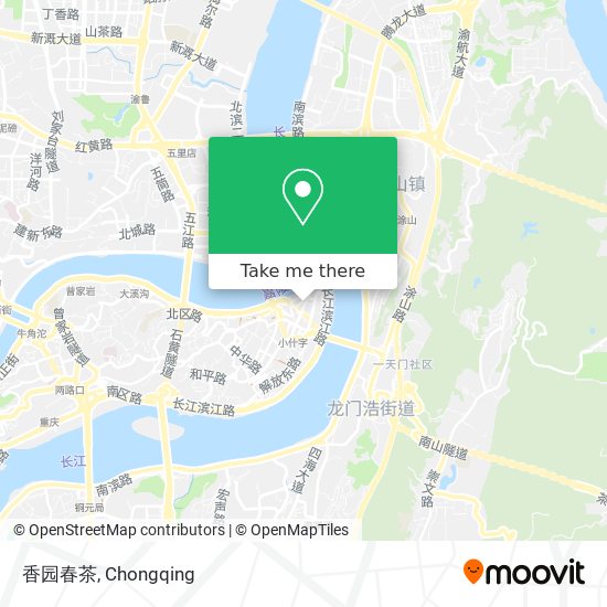香园春茶 map