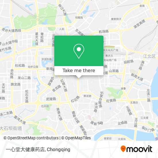 一心堂大健康药店 map