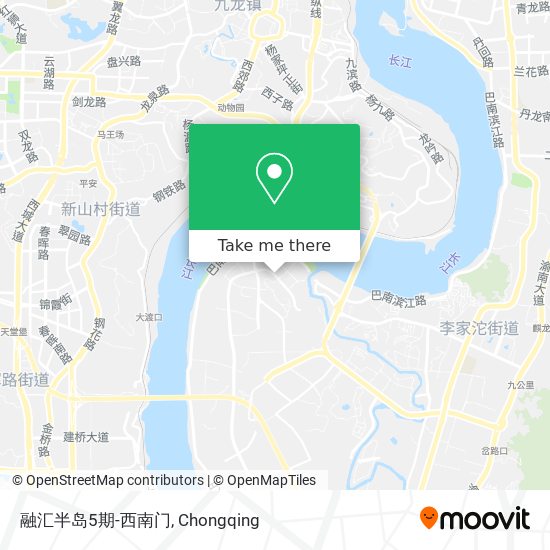 融汇半岛5期-西南门 map