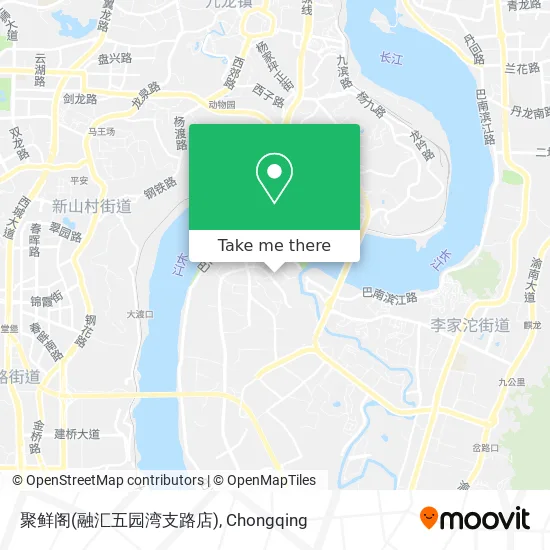 聚鲜阁(融汇五园湾支路店) map