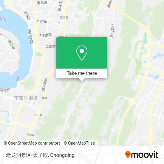 老龙洞景区-太子殿 map