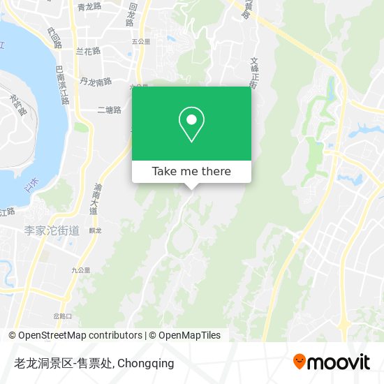 老龙洞景区-售票处 map