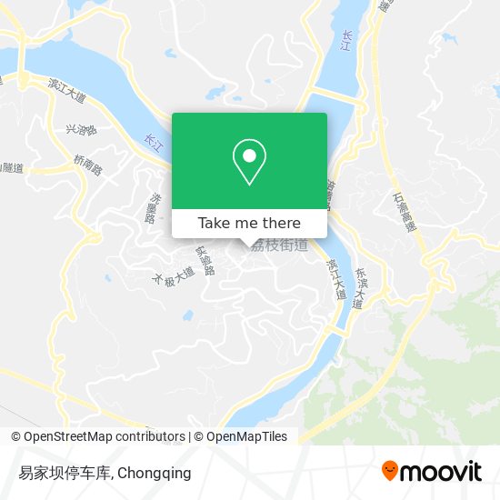 易家坝停车库 map
