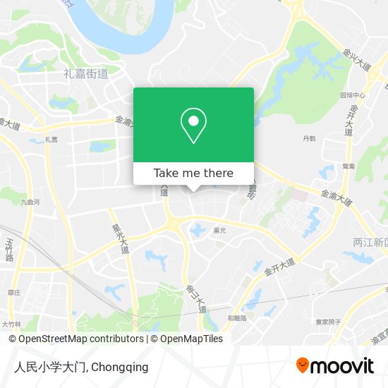 人民小学大门 map