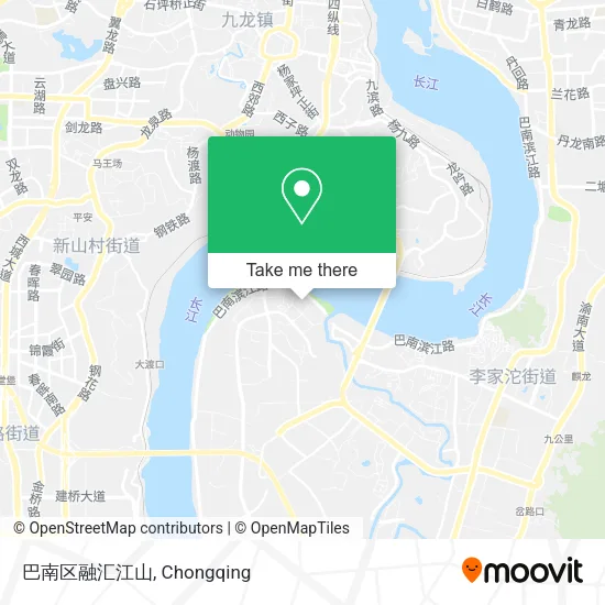 巴南区融汇江山 map