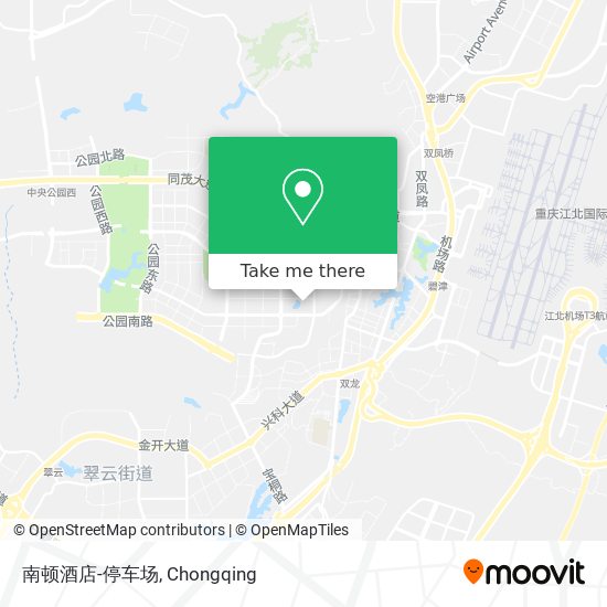 南顿酒店-停车场 map