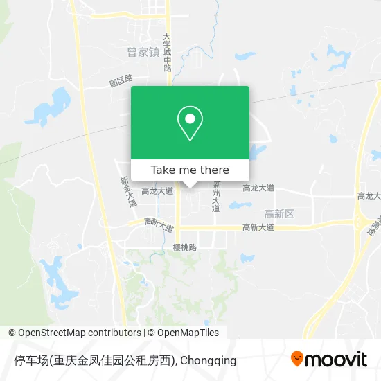 停车场(重庆金凤佳园公租房西) map