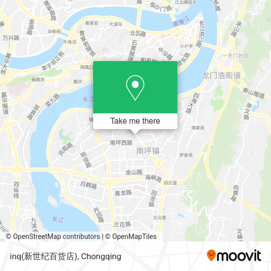 inq(新世纪百货店) map