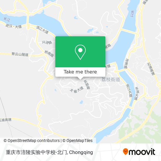 重庆市涪陵实验中学校-北门 map