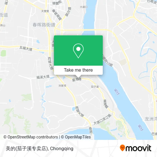 美的(茄子溪专卖店) map