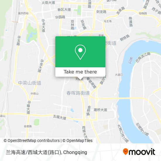 兰海高速/西城大道(路口) map