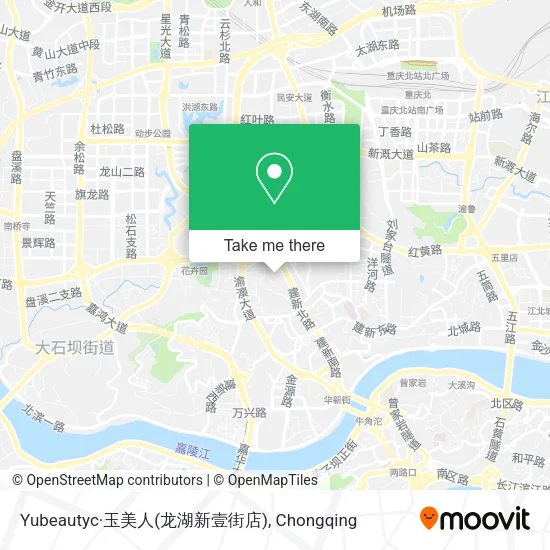 Yubeautyc·玉美人(龙湖新壹街店) map