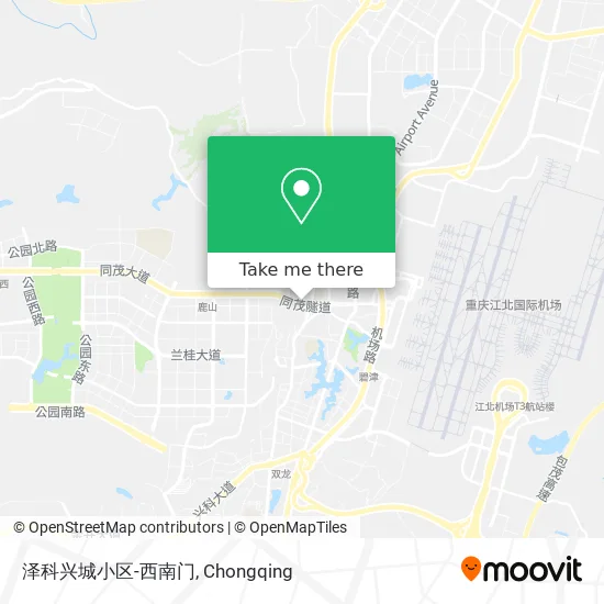 泽科兴城小区-西南门 map