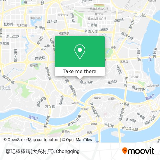廖记棒棒鸡(大兴村店) map