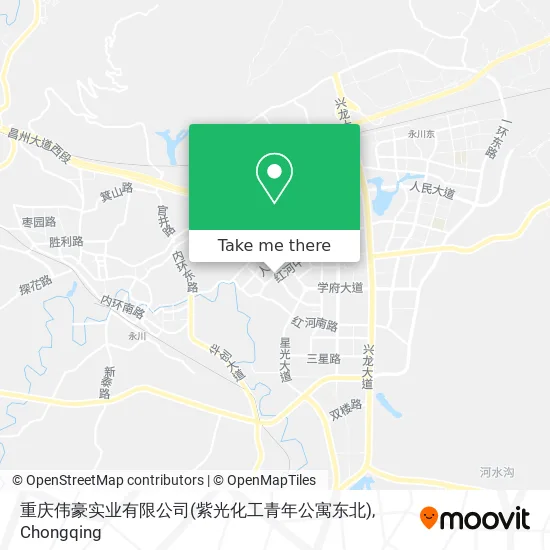 重庆伟豪实业有限公司(紫光化工青年公寓东北) map