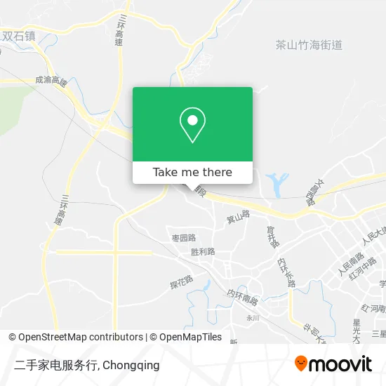 二手家电服务行 map