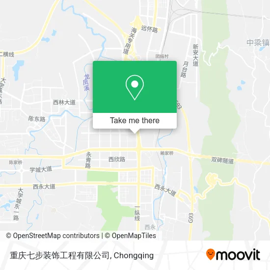 重庆七步装饰工程有限公司 map
