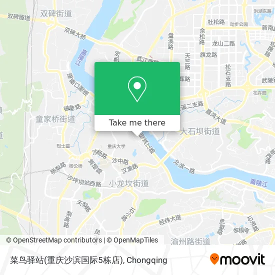 菜鸟驿站(重庆沙滨国际5栋店) map