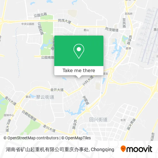 湖南省矿山起重机有限公司重庆办事处 map