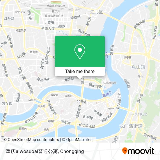 重庆aiwosuoai普通公寓 map