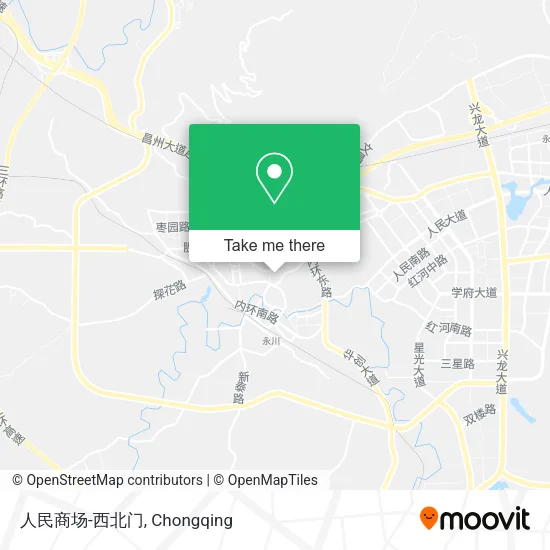 人民商场-西北门 map