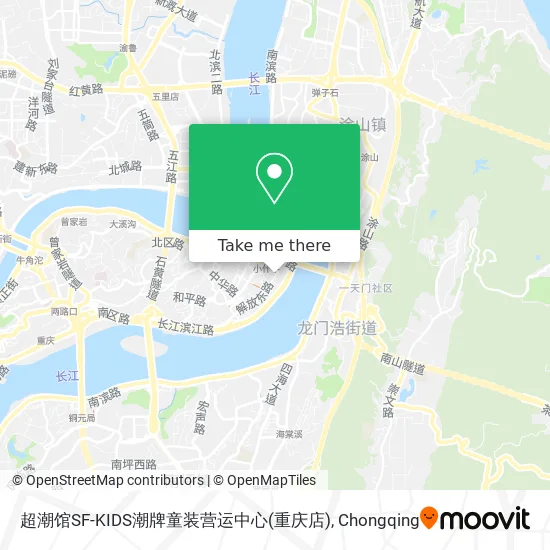 超潮馆SF-KIDS潮牌童装营运中心(重庆店) map