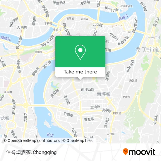 信誉烟酒茶 map