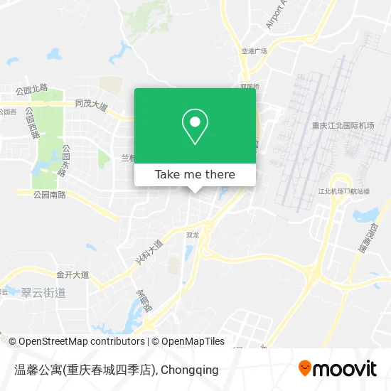 温馨公寓(重庆春城四季店) map