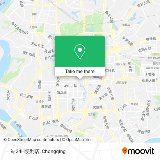 一站24H便利店 map