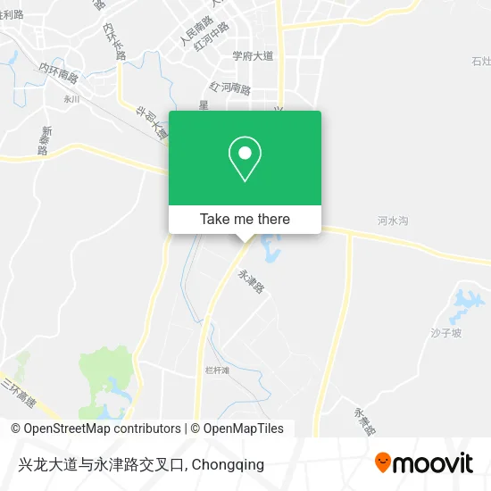 兴龙大道与永津路交叉口 map