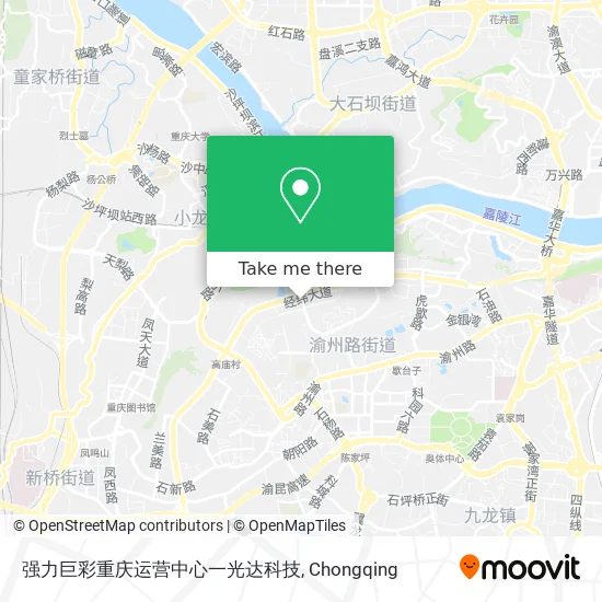 强力巨彩重庆运营中心一光达科技 map