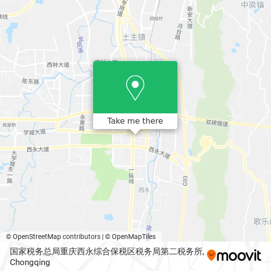 国家税务总局重庆西永综合保税区税务局第二税务所 map