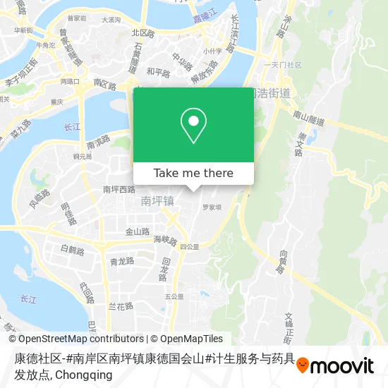 康德社区-#南岸区南坪镇康德国会山#计生服务与药具发放点 map