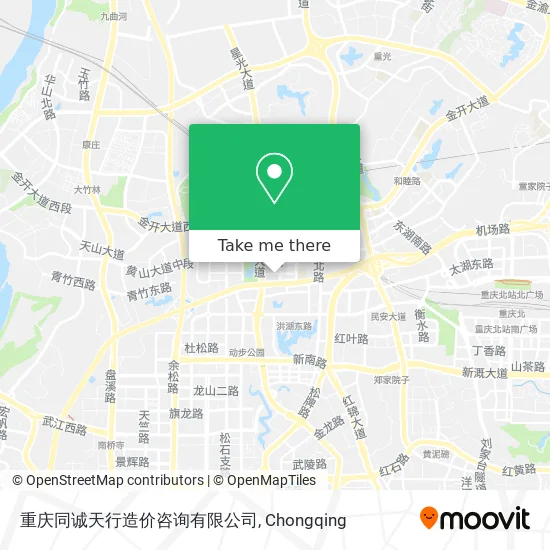 重庆同诚天行造价咨询有限公司 map