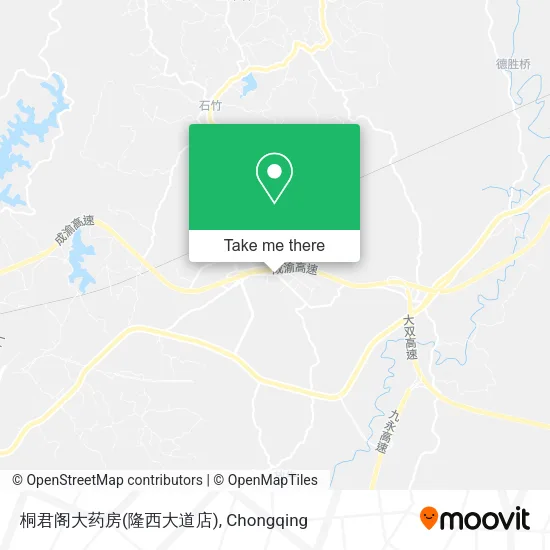 桐君阁大药房(隆西大道店) map