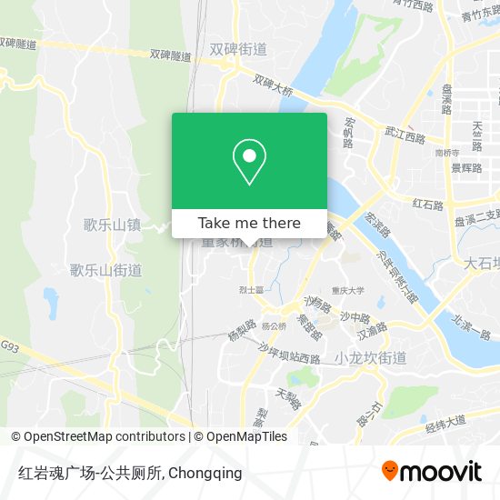 红岩魂广场-公共厕所 map
