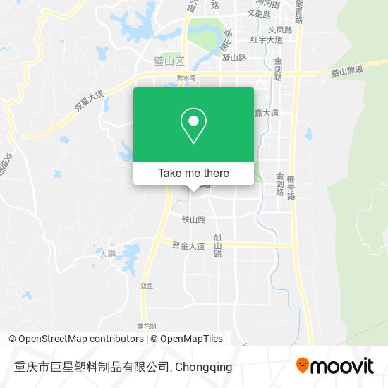 重庆市巨星塑料制品有限公司 map