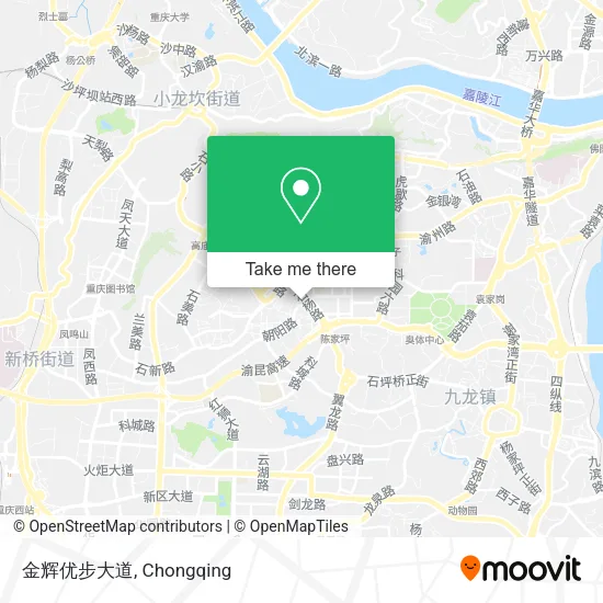 金辉优步大道 map